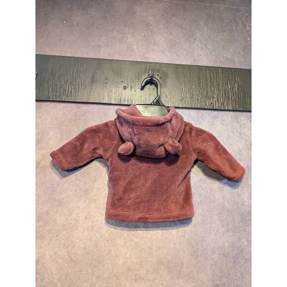 Child o Mine plush soft full zip hoodie 0-3 - Picture 2 of 4